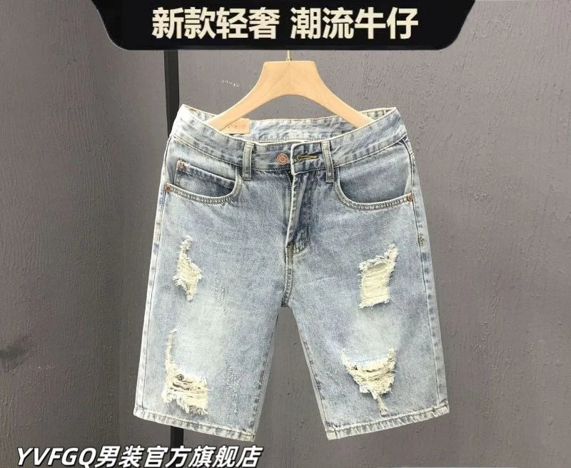 PENDRA Light Blue Korean Shorts