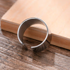 Cuff Knuckle Ring,Adjustable Stainless Steel Rings,Above The Knuckle Ring,Midi Tube Cuff Ring,Boho Wide Band Ring,