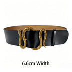 PENDRA Galalia Leather Western Elegant Corset Belt