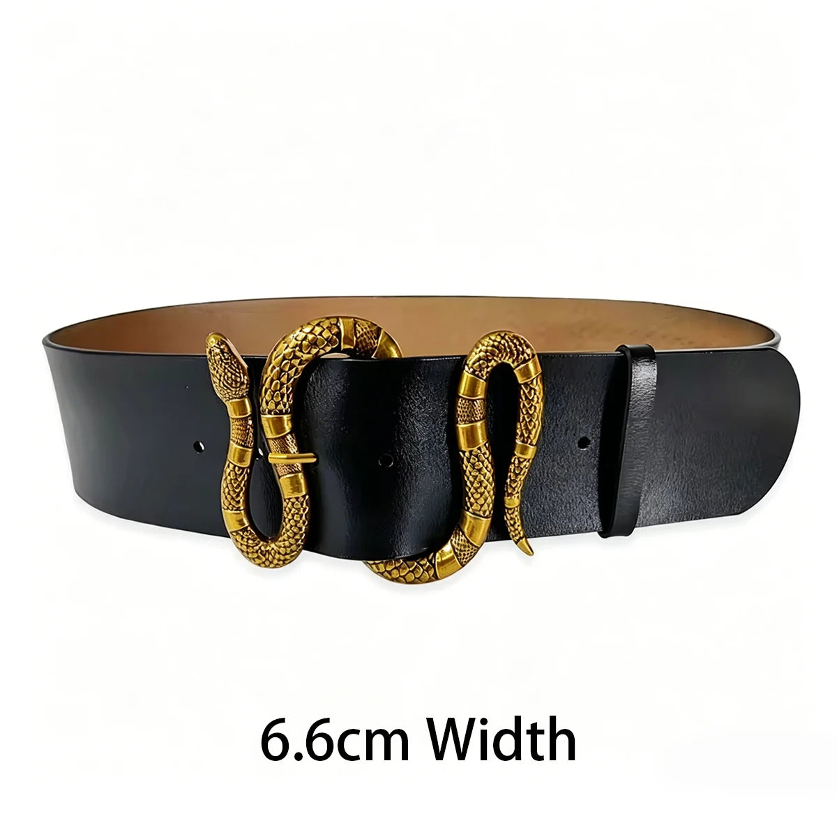 High-end luxury brands elegant Women's leather belt female Western New Fashion Retro Snake Wide belt gothic corset cummerbund