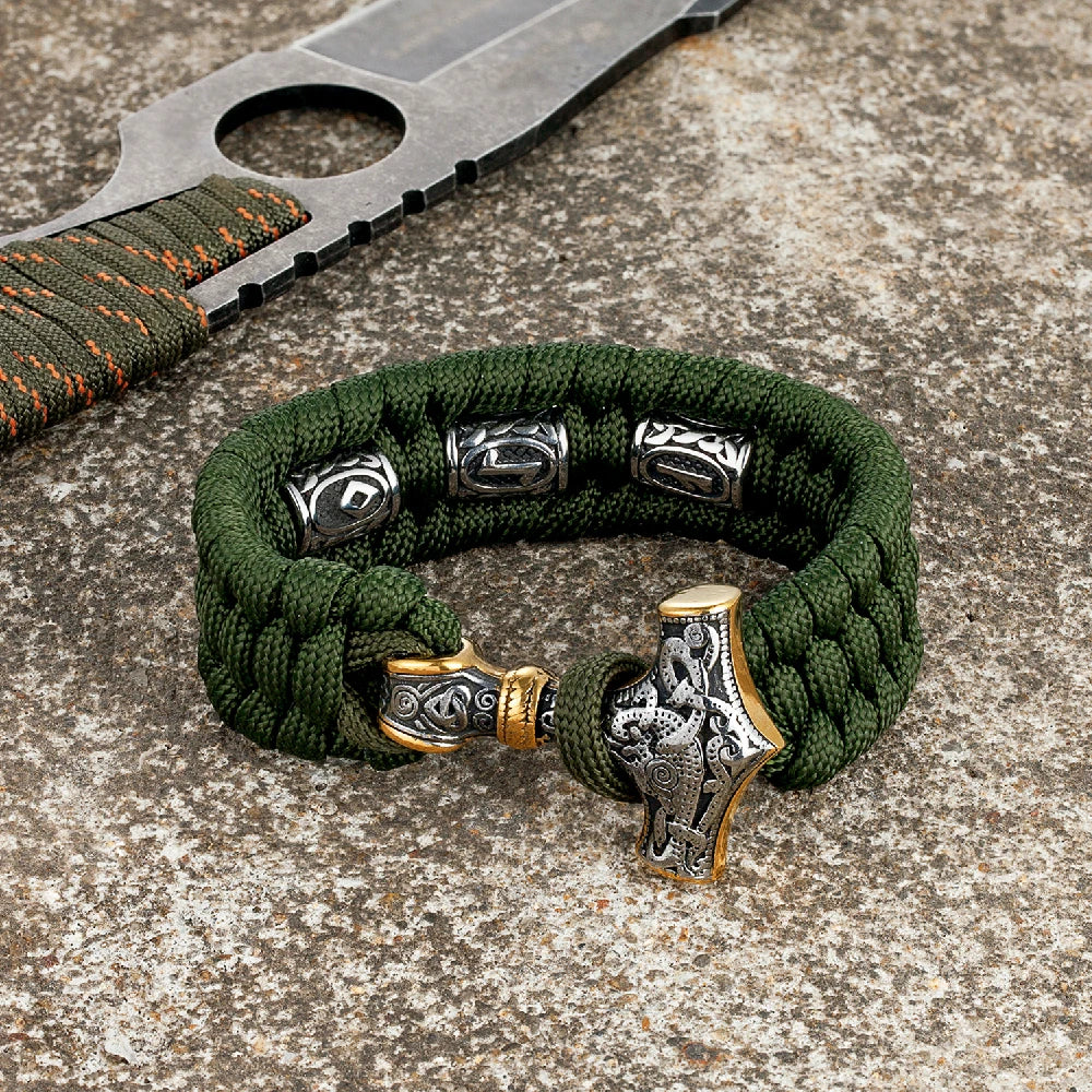 PENDRA Rune Hammer Bracelet