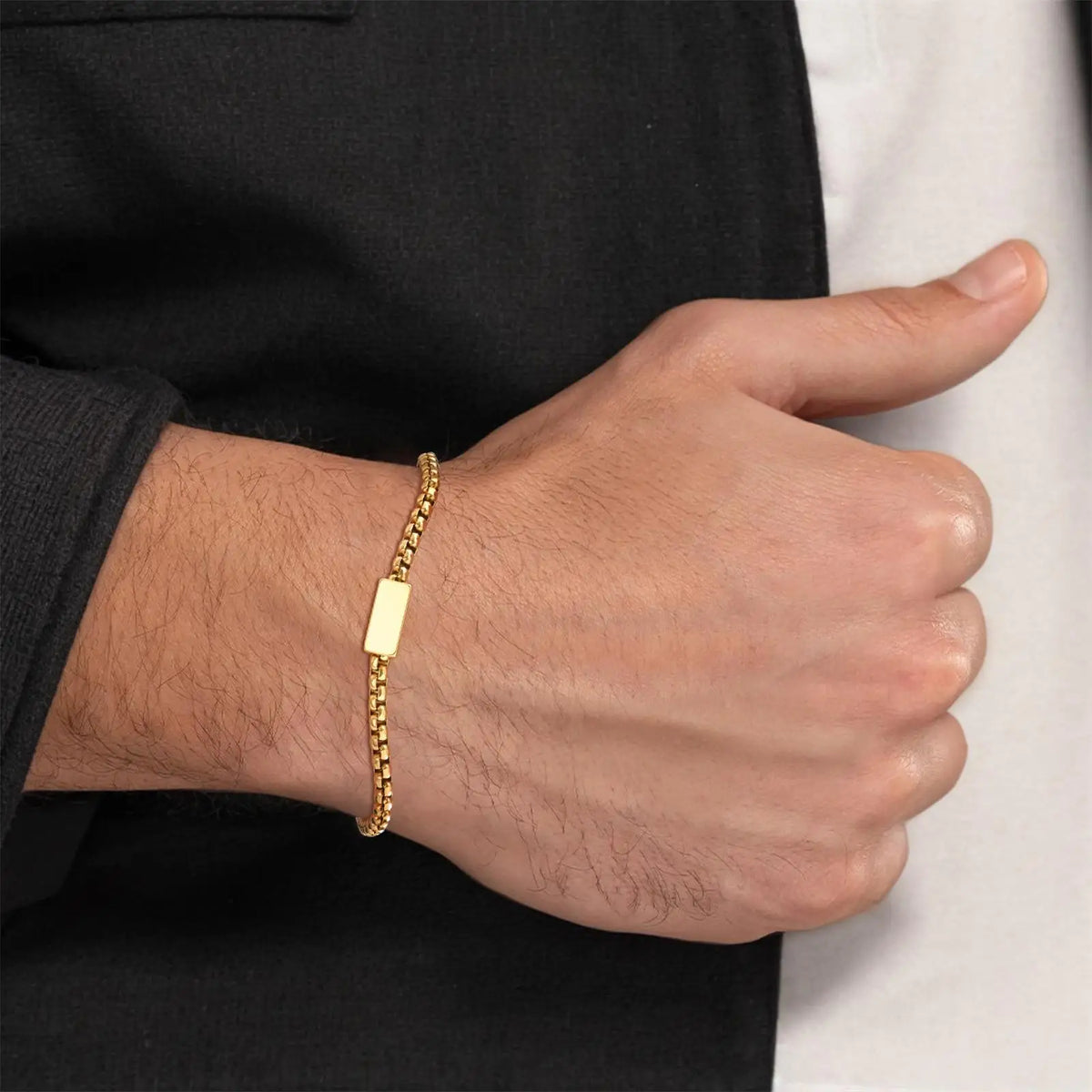 PENDRA Alphabet Letter Box Bracelet