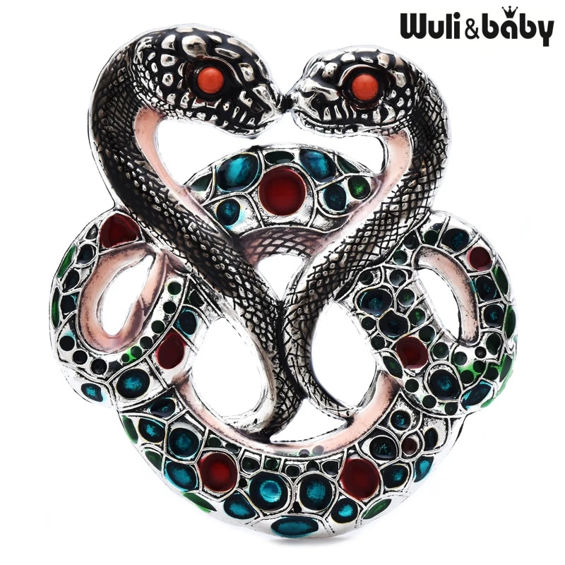 PENDRA Serpelle Snake Brooch