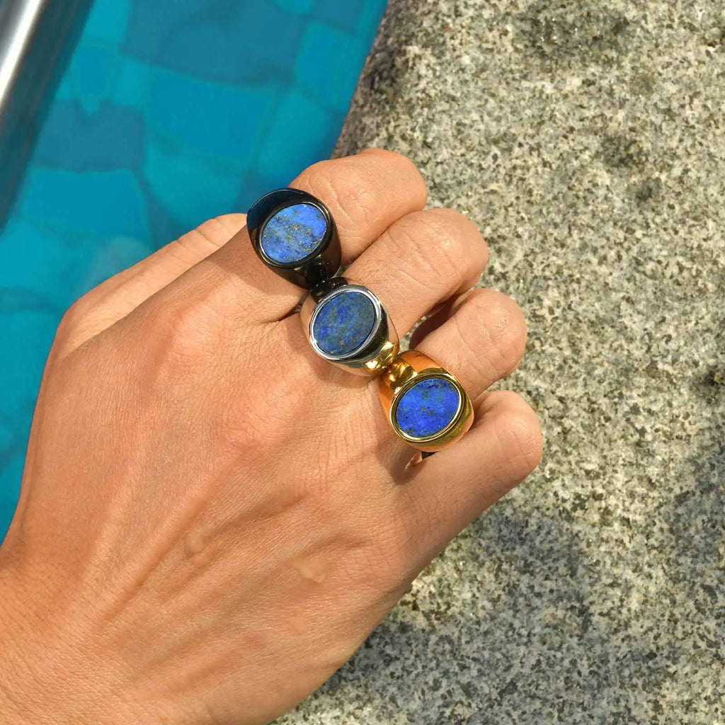 PENDRA Nerivion Natural Stone Ring