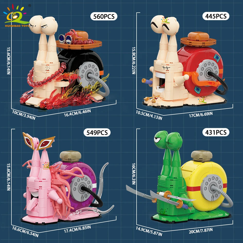 PENDRA Pirate Snail Insect Building Set