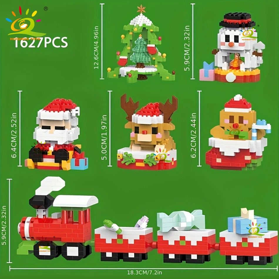 PENDRA Elk Deer Santa Building Set