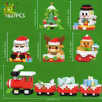 PENDRA Elk Deer Santa Building Set