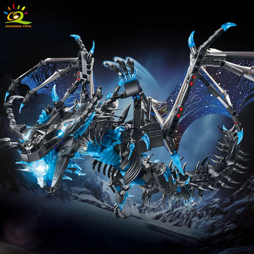 PENDRA ICE Frost Dragon Building Set
