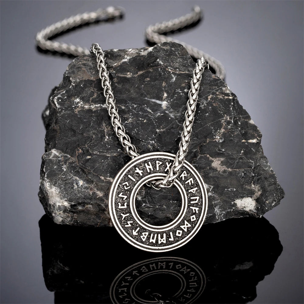 PENDRA Rune Gold Futhark Necklace