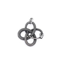 PENDRA Ouroboros 316L Stainless Steel Snake Pendant