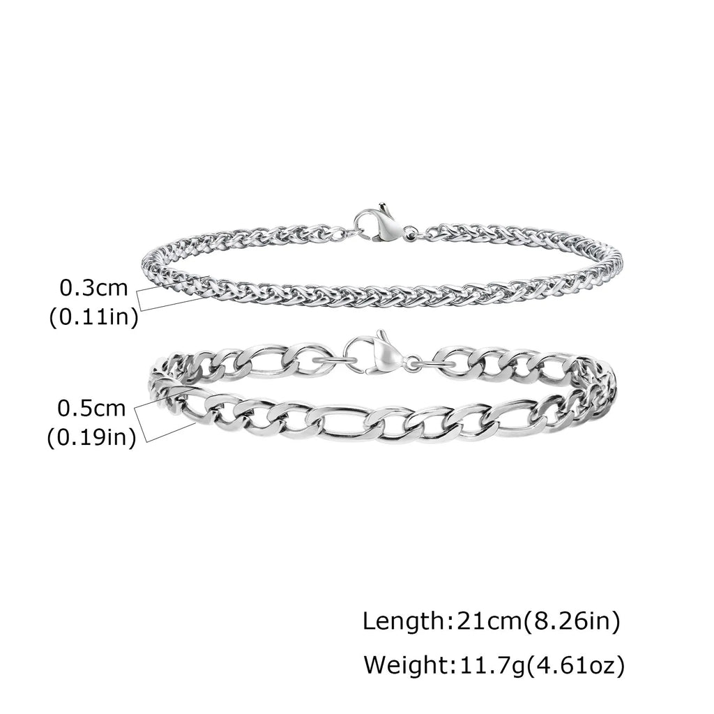 PENDRA Wheat Figaro Bracelet