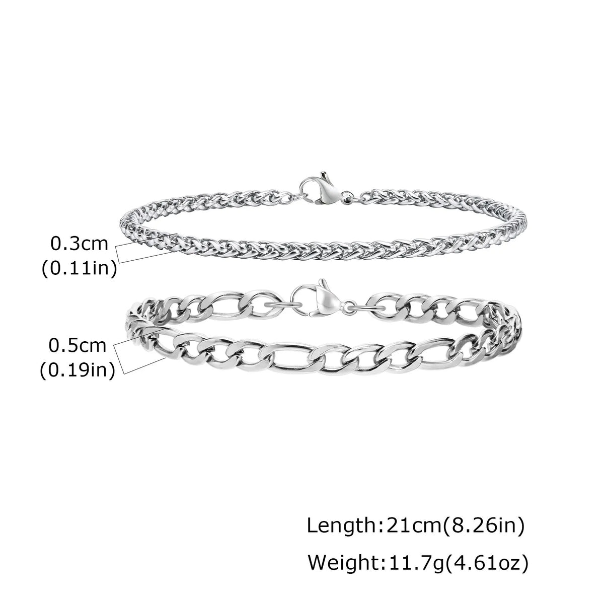PENDRA Wheat Figaro Bracelet