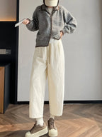 PENDRA Thick Cotton Wide Pants