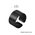 PENDRA Bend High Polished Steel Ring