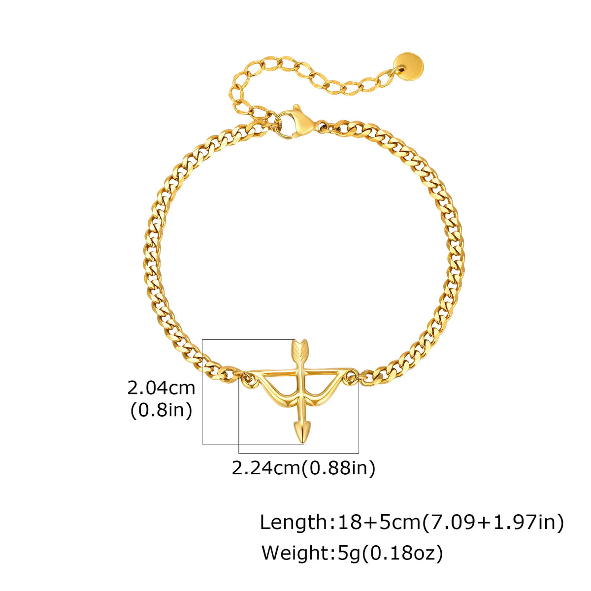 PENDRA Arrow Curb Bracelet