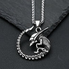 PENDRA Alienforge 316L Stainless Steel Alien Necklace