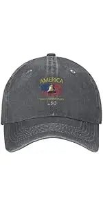 PENDRA Patriotic Cotton Washed Cap