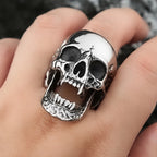 PENDRA Vampireskull High Polish Gothic Ring