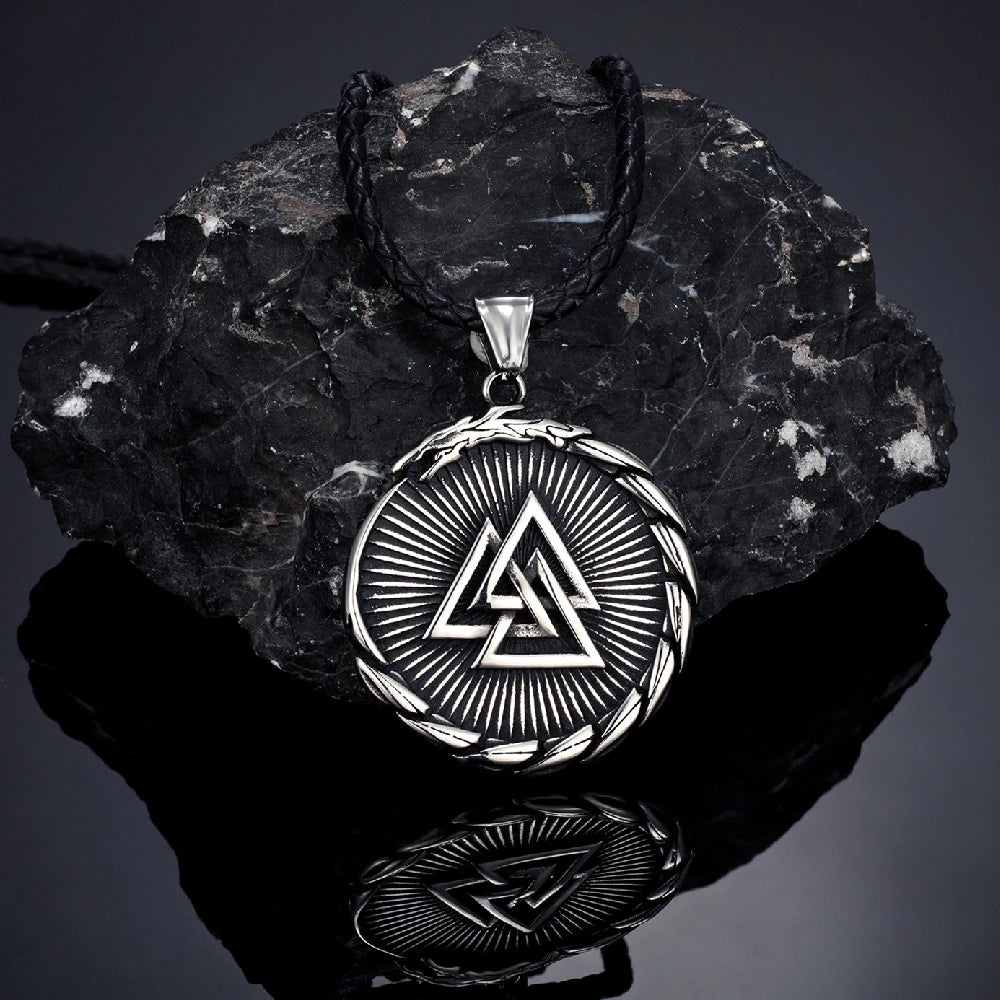 PENDRA Dragon Black Compass Necklace
