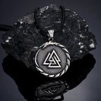 PENDRA Dragon Black Compass Necklace