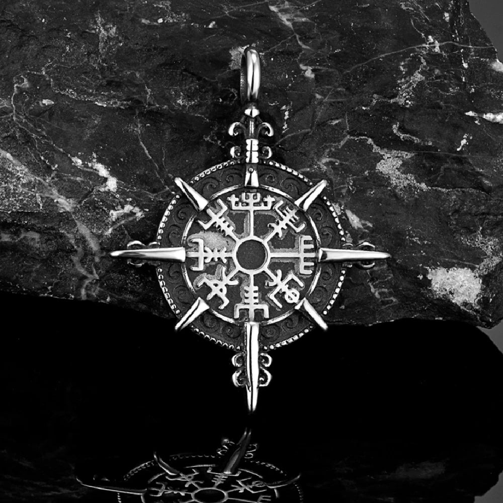 PENDRA Rune Gold Norse Necklace