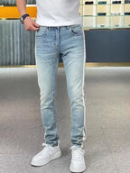 PENDRA Striped Spliced Pants