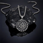 PENDRA Dragon Black Compass Necklace