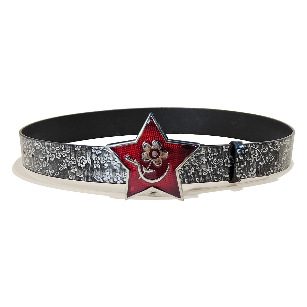 New Fashion Luxury Belt Black Punk Accessories Girdle HipHop Y2k Star Buckle Jeans Skirt Plus Size Waistband For Men Women