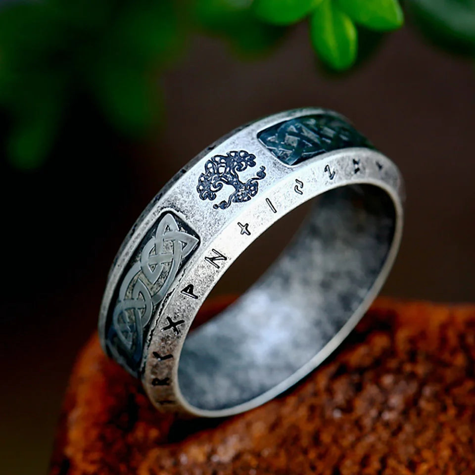 PENDRA Arboris Nordic Viking Tree of Life Ring
