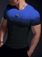 PENDRA Printed Urban Short-Sleeve Running T-Shirt