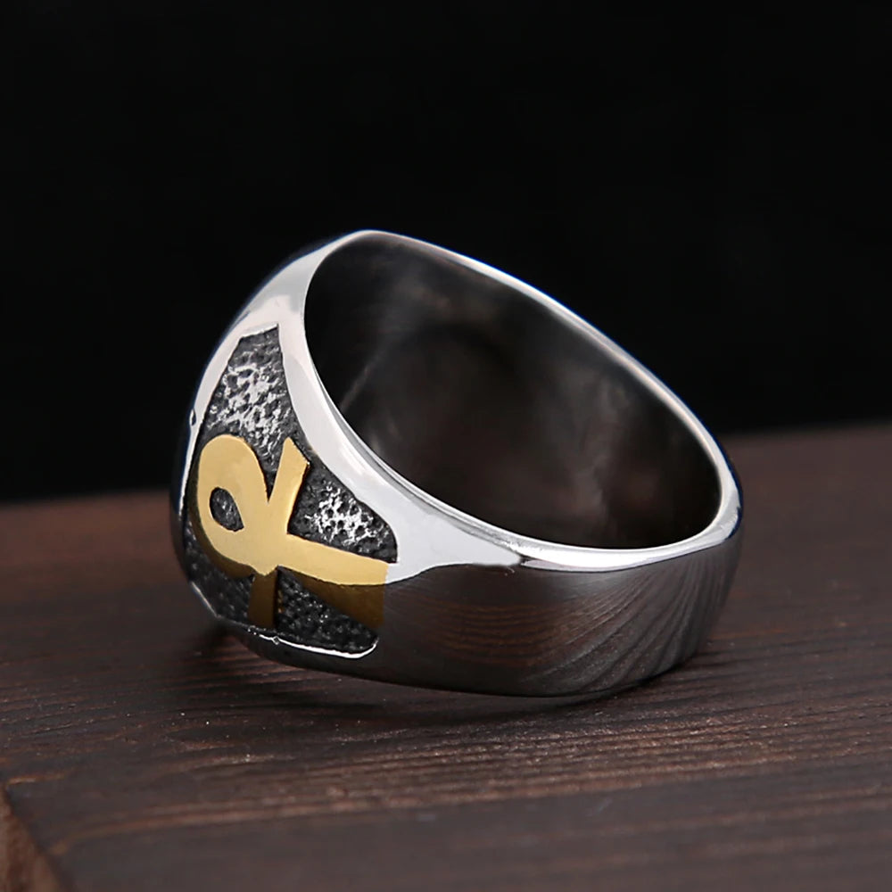 PENDRA Horus Egyptian Eye of Horus Ring