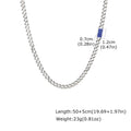 PENDRA Cuban Stone Link Chain Necklace