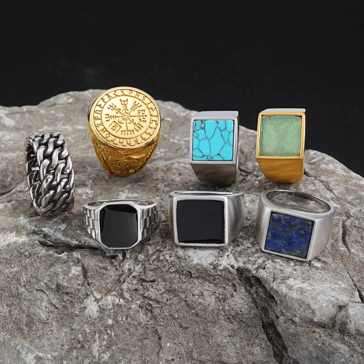 PENDRA Mavtari Natural Stone Ring