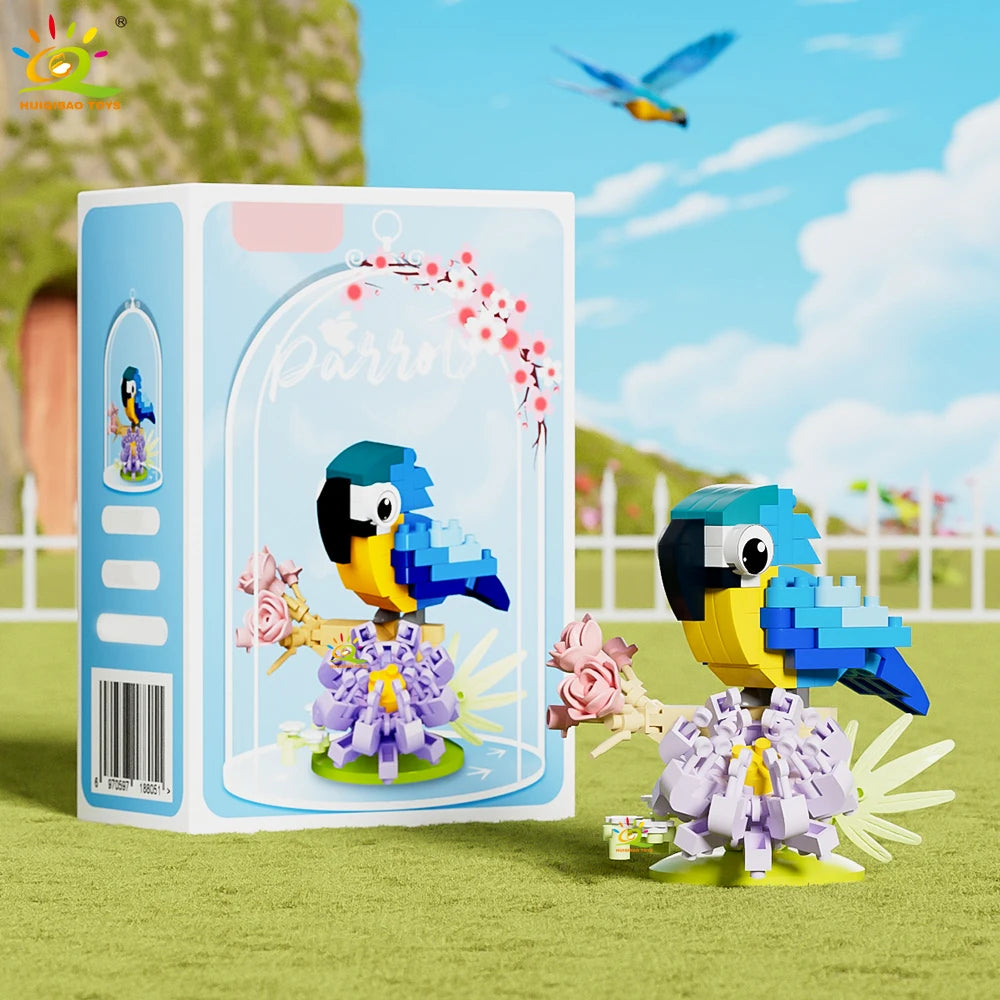 PENDRA Parrot Bird Micro Building Set
