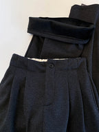 PENDRA Cashmere Touch High Waist Wide Leg Pants