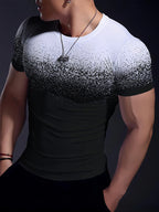 PENDRA Printed Urban Short-Sleeve Running T-Shirt