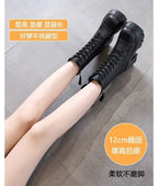 PENDRA Ultra Thick Soled Boots