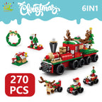 PENDRA Elk Deer Santa Building Set