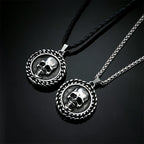PENDRA Skull Vintage Steel Necklace