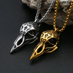 PENDRA Ravenskull 316L Stainless Steel Raven Skull Pendant