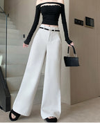 PENDRA Woolen Waisted Loose Pants