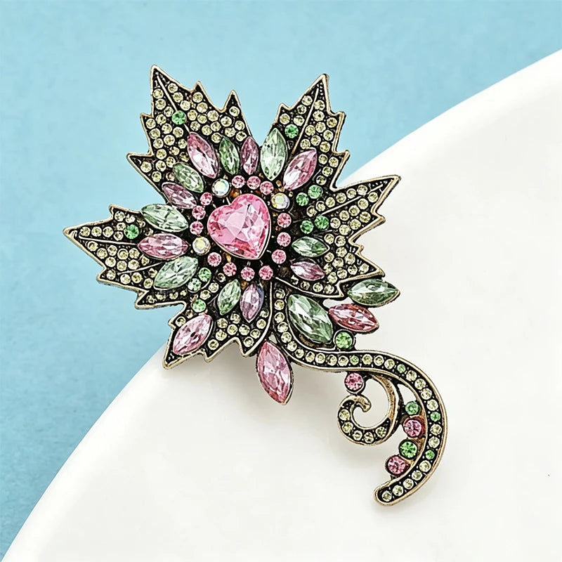 PENDRA Versailles Vintage Palace Flower Brooch