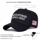 Immigrants Make America Great Hat – Activist Cap, Progressive Gift, Political Protest Wear