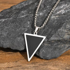PENDRA Triangle Stone Pendant Necklace