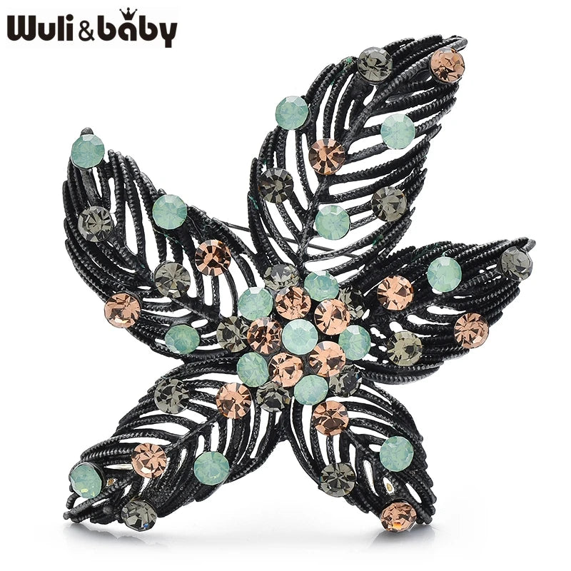 PENDRA Florielle31 Rhinestone Brooch