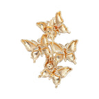 PENDRA Butterfly Garden Enamel Brooch