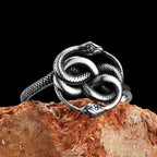 PENDRA Snake Ouroboros Animal Ring