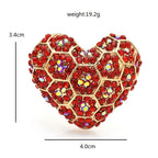 PENDRA Shining Heart Brooch