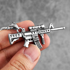 PENDRA HK416 Automatic Rifle Steel Necklace