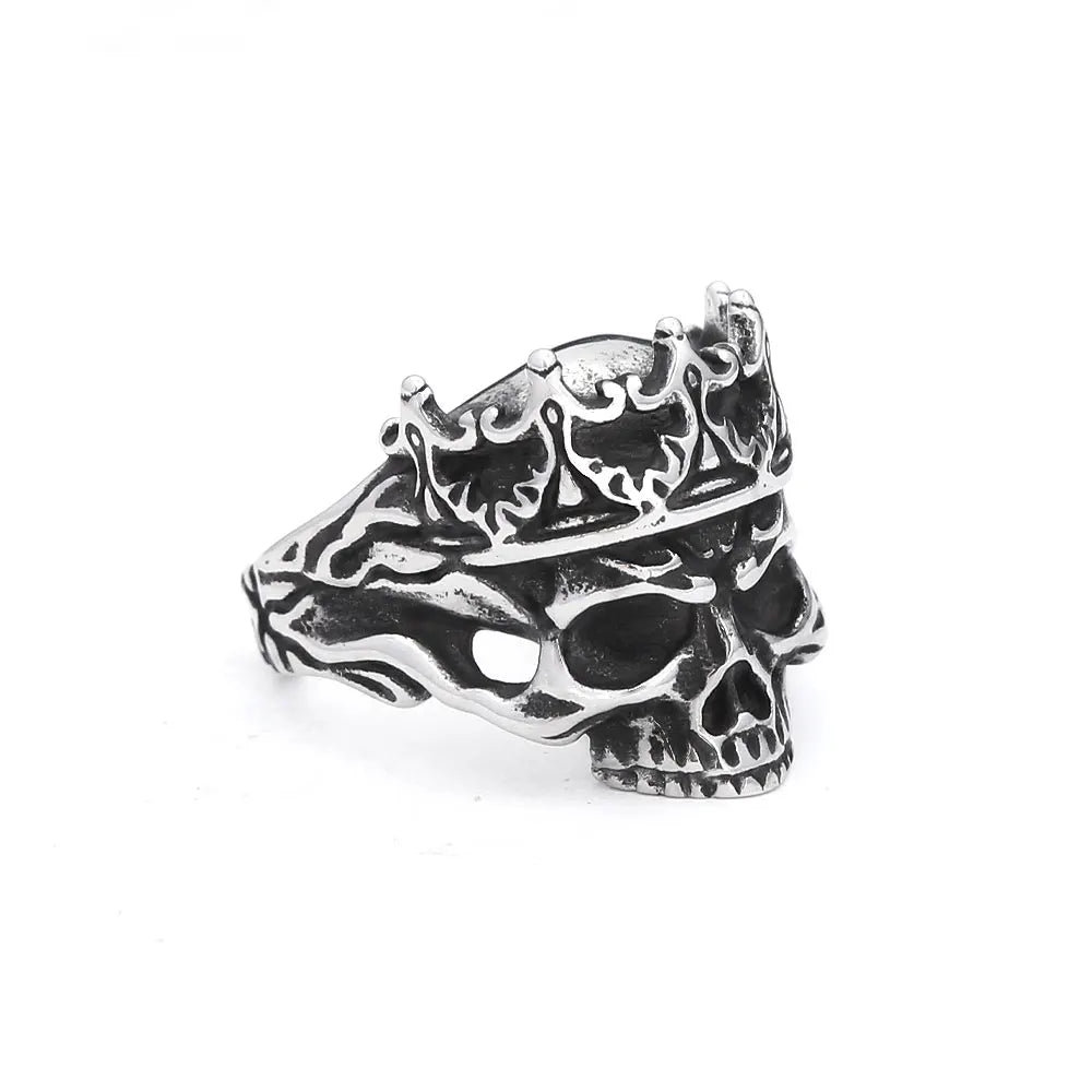 PENDRA Skullforge Gothic 316L Stainless Steel Ring